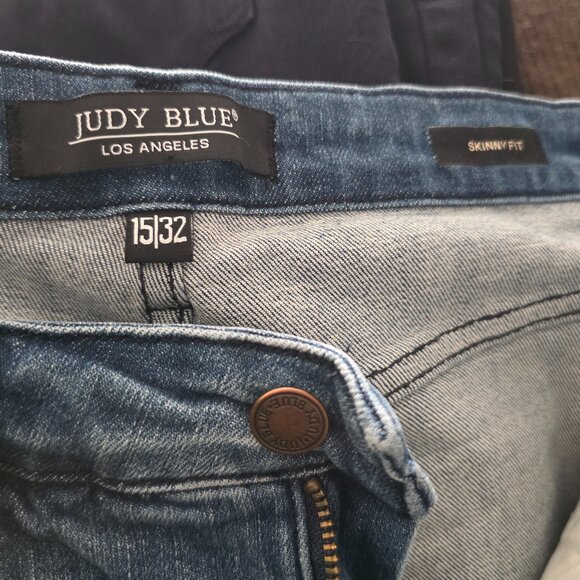 Judy Blue Jeans Women 15/32 Blue Skinny Fit Mid Rise - Picture 3 of 5